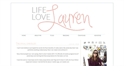 Desktop Screenshot of lifelovelauren.com